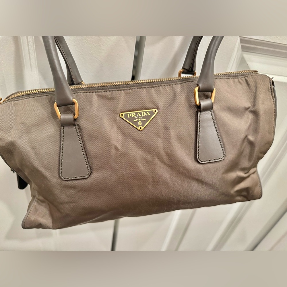 Authentic prada nylon shoulder bag